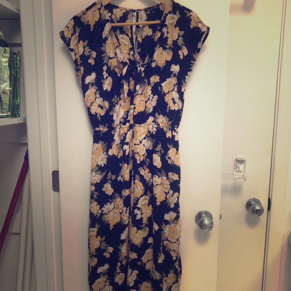 As U Wish Floral Romper